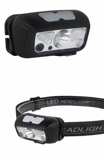 Ayarlanabilir Kafa Lambası Type-C Şarjlı Kompakt Kamp Lambası - Resim 2