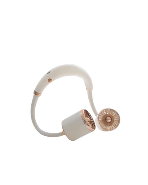 USB Şarjlı Boyun Fanı | Hafif, Katlanabilir, Taşınabilir, Düşük Gürültülü Fan - Resim 2