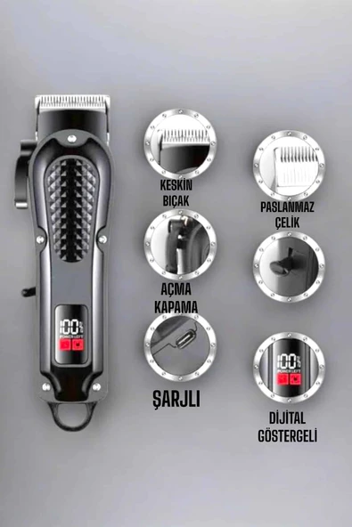 Tıraş Makinesi Taşınabilir Özel Kesim Paslanmaz Çelik Bıçaklı - Resim 4