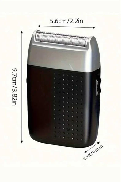 Taşınabilir Şarjlı Kablosuz Mini Tıraş Makinesi Sinek Kaydı Tıraş - Resim 3