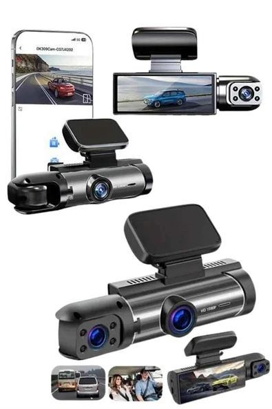 Sürüş Kamerası Video Kaydedici Hareket Algılama Gece Görüşlü ürün görseli 1