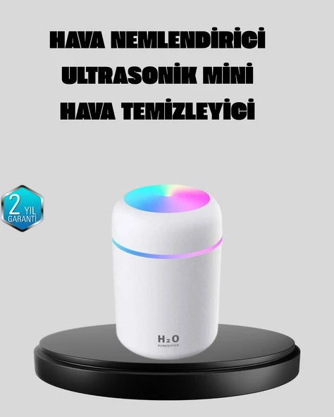 Taşınabilir USB Mini Nemlendirici – LED Aydınlatmalı, Çift Püskürtme Modu ürün görseli 1