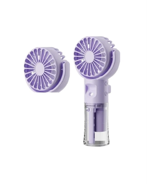 Dönen Su Sisli El Fanı – 4 Kademeli Rüzgar, Şeffaf Su Haznesi, Sessiz Çalışma - Resim 4