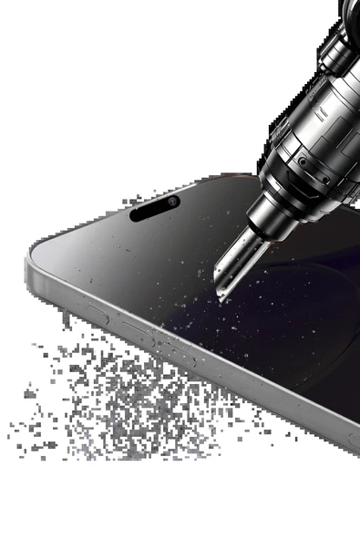 Apple iPhone 16 Bilvis 5in1 5D Magic Hayalet Cam Ekran Koruyucu - Siyah-(5796) - Resim 5