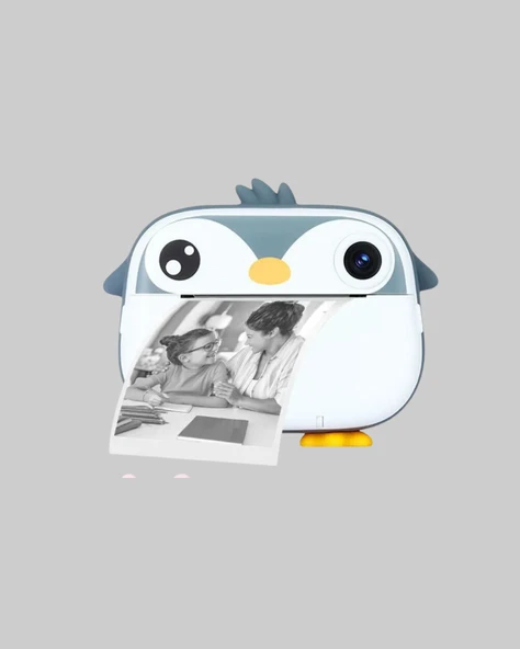 Mini Çocuk Kamera Anında Baskı Özellikli HD Video Termal Yazıcılı - Resim 5