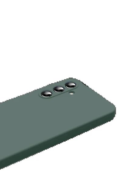 Samsung Galaxy S25 FE First Silikon - Koyu Yeşil-(5796) - Resim 2