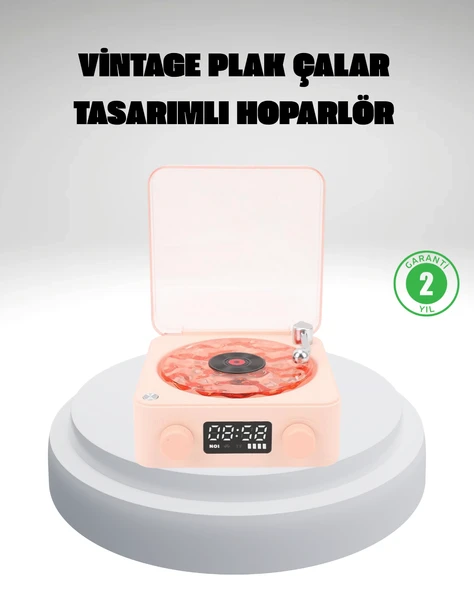 Gece Lambası Stereo Bluetooth Hoparlör Dijital Saat Su Dalgası Efektli 3-ü-1 Cihaz ürün görseli 1