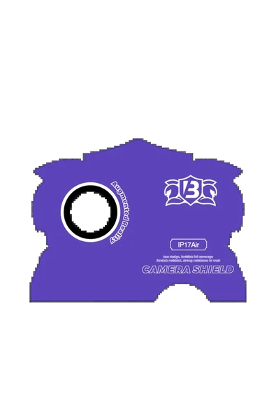 Apple iPhone 17 Air Bilvis Titan Kamera Lens - Gümüş-(5796) - Resim 2