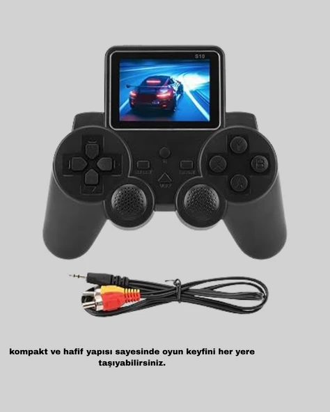 Mini Retro Oyun Konsolu S10 2.8 İnç Ekran Taşınabilir Klasik Atari - Resim 3