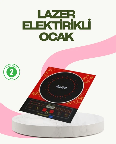 8 Akıllı Pişirme Menülü LED Ekranlı İndüksiyon Ocak ürün görseli 1