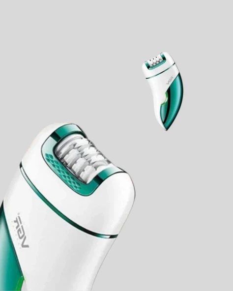 Profesyonel 3 in 1 Epilasyon Cihazı LED Aydınlatmalı Suya Dayanıklı Şarjlı VGR Epilatör - Resim 3