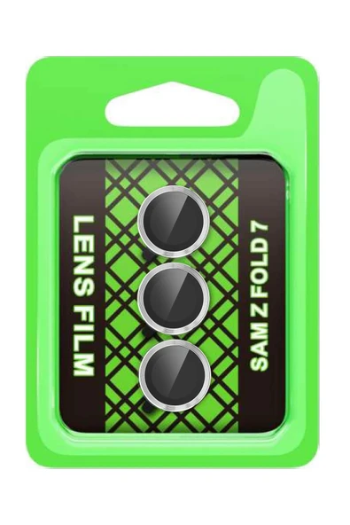 Samsung Galaxy Z Fold 7 Raze Metal Kamera Lens - Gümüş-(5796) ürün görseli 1