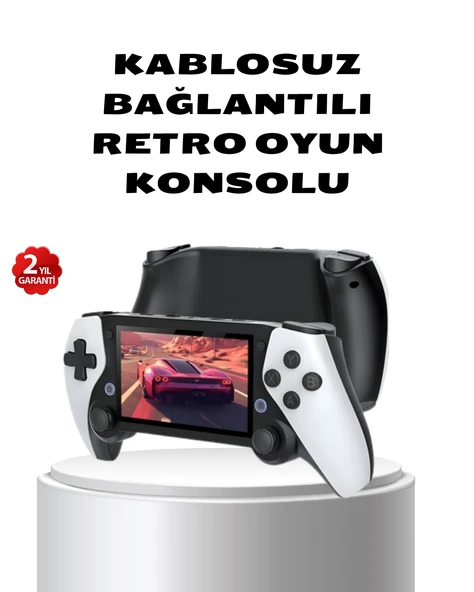 Taşınabilir Retro Oyun Konsolu – 4.3 İnç Ekran, 64 GB Hafıza ve Klasik Oyun Arşivi ürün görseli 1