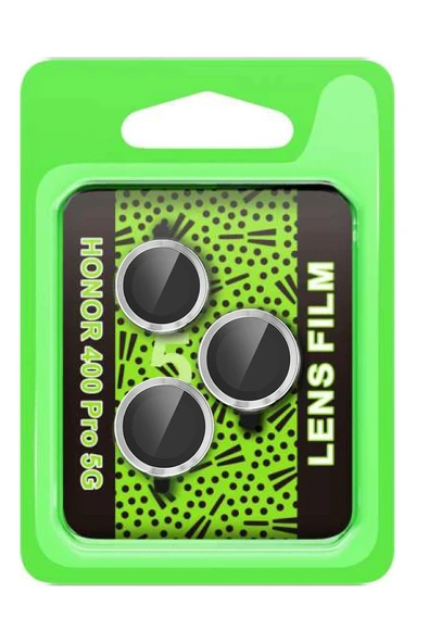 Huawei Honor 400 Pro 5G Raze Metal Kamera Lens - Gümüş-(5796) ürün görseli 1