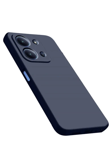 Xiaomi Redmi 15C 4G Nano içi Kadife Silikon - Lacivert-(5796) - Resim 3