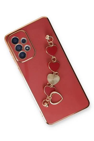 Samsung Galaxy A73 5G Kılıf Esila Silikon - Kırmızı-(5796) - Resim 3