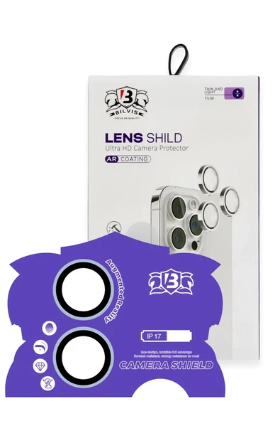 Apple iPhone 17 Bilvis Titan Kamera Lens - Açık Mavi-(5796) ürün görseli 1