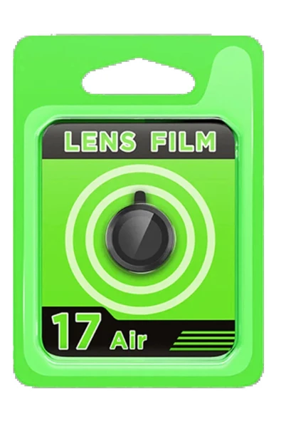 Apple iPhone 17 Air Raze Metal Kamera Lens - Siyah-(5796) ürün görseli 1