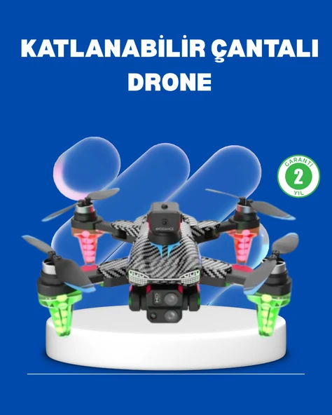 1080P Full HD Katlanabilir Drone Uzun Uçuş Süreli Hafif Tasarım ürün görseli 1