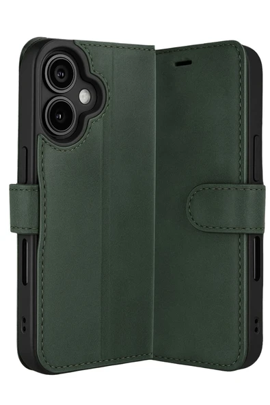 Apple iPhone 17 Trend S Plus Kapaklı Kılıf - Yeşil-(5796) ürün görseli 1