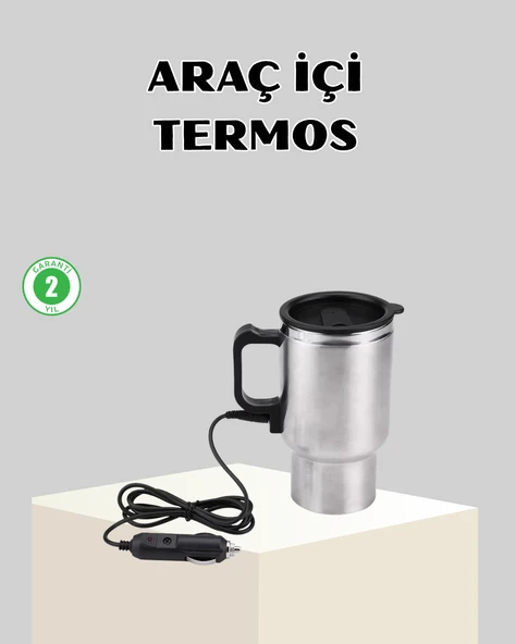 12W Araç Tipi Su Isıtıcı Kupa Bardak Pratik Isıtmalı ürün görseli 1