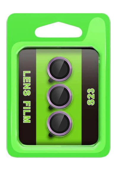 Samsung Galaxy S23 Raze Metal Kamera Lens - Mor-(5796) ürün görseli 1