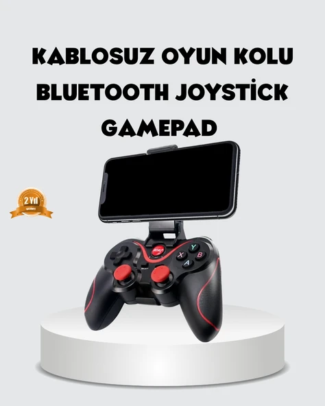 Bluetooth Gamepad Kablosuz Oyun Kumandası Tek Cihaz Destekli ürün görseli 1
