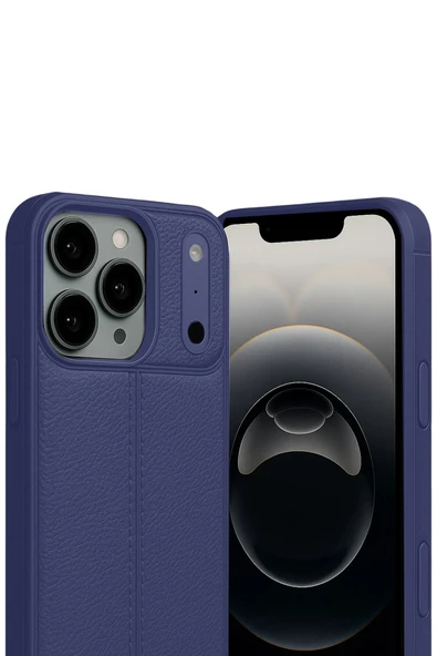 Apple iPhone 17 Pro Max Auto Focus Kapak - Lacivert-(5796) - Resim 2