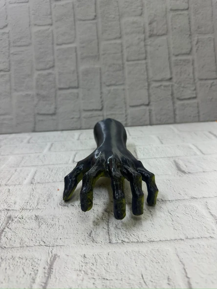 Dekoratif El Heykeli 22×7 cm Fantastik Koleksiyonluk Masaüstü Figür - Resim 2