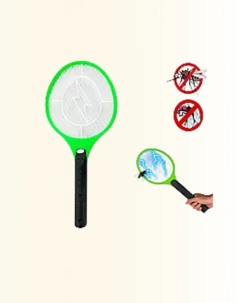 Çocuk ve Evcil Hayvan Dostu Elektrikli Sinek Raketi | Güvenli Kullanım - Resim 3