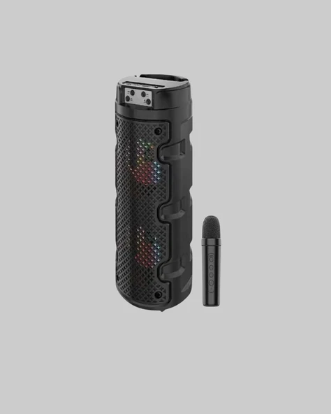 Taşınabilir Bluetooth Hoparlör Çift Sürücü Güçlü Bas HD Ses Çoklu Bağlantı - Resim 2