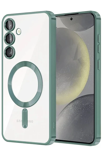 Samsung Galaxy A17 5G Kross Magneticsafe Kapak - Koyu Yeşil-(5796) ürün görseli 1