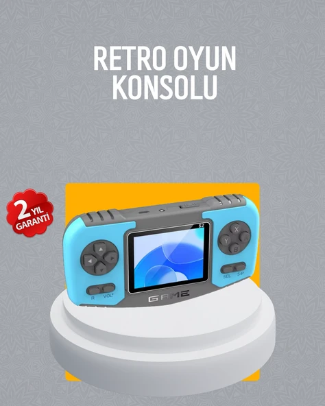 Mini Arcade Oyun Konsolu Hafif Taşınabilir Çocuk Hediyelik ürün görseli 1