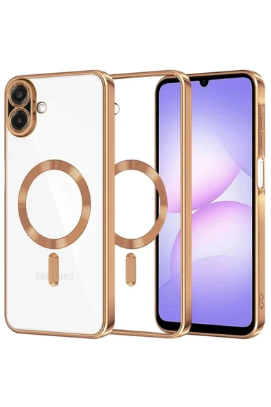 Samsung Galaxy A07 Kross Magneticsafe Kapak - Çöl Titanyum-(5796) ürün görseli 1