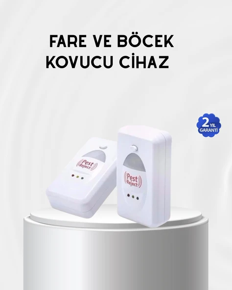 Fare, Sivrisinek ve Böcek Kovucu Ultrasonik Cihaz – Güvenli ve Kimyasalsız Çözüm ürün görseli 1