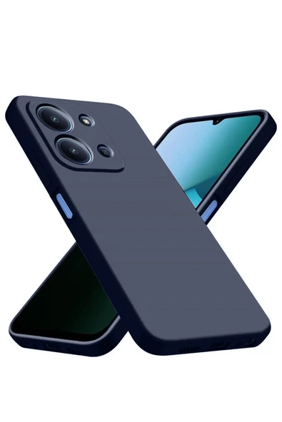 Xiaomi Redmi 15C 4G Nano içi Kadife Silikon - Lacivert-(5796) ürün görseli 1