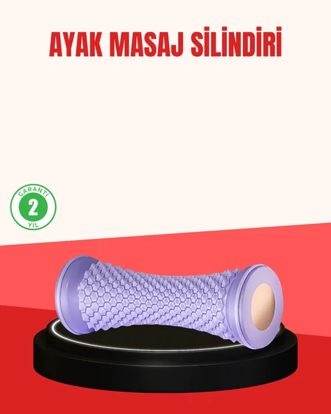 Ayak Masaj Silindiri Derin Doku Masajı Kirpi Topu Akupunktur Etkili ürün görseli 1