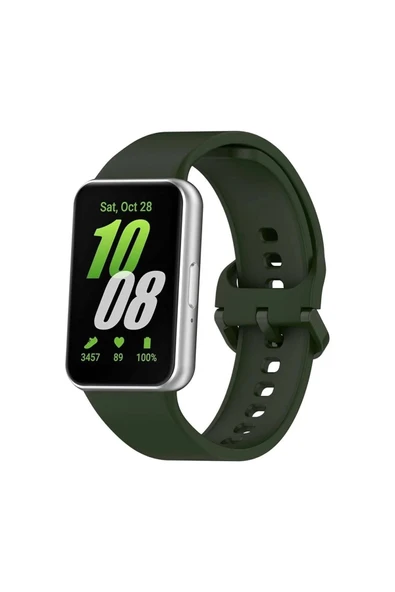 Samsung Galaxy Fit 3 Klasik Kordon - Haki Yeşil-(5796) ürün görseli 1