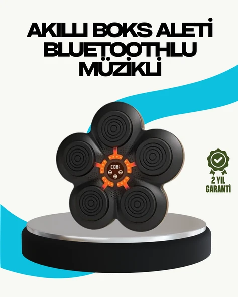 Ev Tipi Akıllı Boks Duvar Paneli Müzikli Bluetoothlu Refleks Geliştirme Cihazı ürün görseli 1