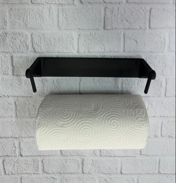 Dayanıklı Duvar Tipi Kağıt Havlu Peçete Tutucu Askı - Resim 2