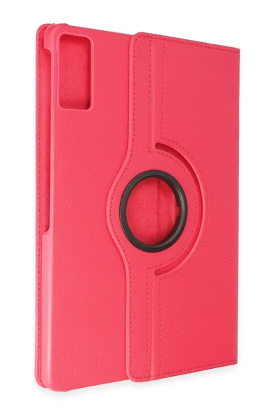 Huawei Honor Pad 10 12.1 Kılıf 360 Tablet Deri Kılıf - Pembe-(5796) ürün görseli 1