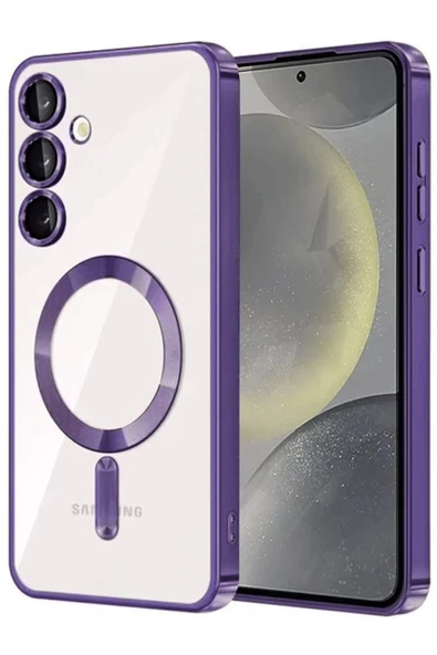 Samsung Galaxy A15 4G Kross Magneticsafe Kapak - Mor-(5796) ürün görseli 1