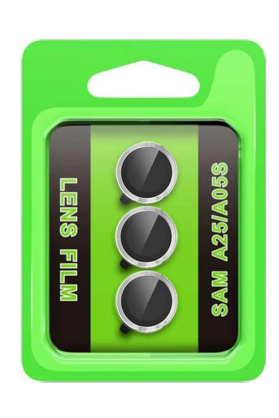 Samsung Galaxy A25 5G Raze Metal Kamera Lens - Gümüş-(5796) ürün görseli 1