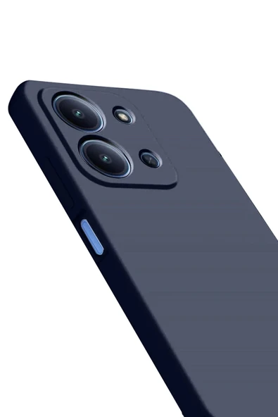 Xiaomi Redmi 15C 4G Nano içi Kadife Silikon - Lacivert-(5796) - Resim 2