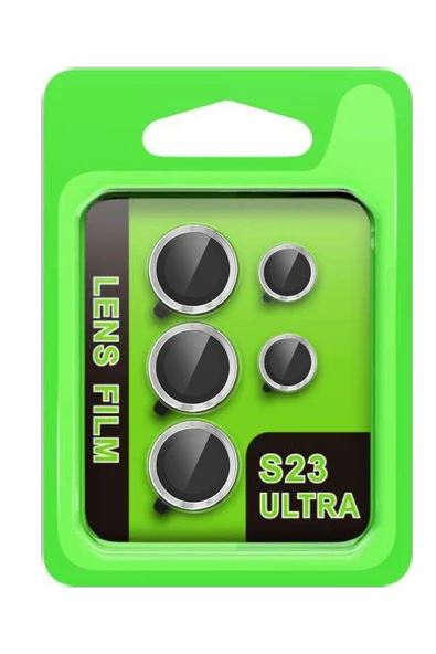 Samsung Galaxy S23 Ultra Raze Metal Kamera Lens - Gümüş-(5796) ürün görseli 1