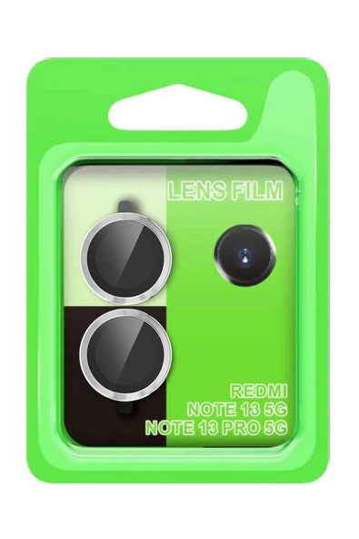 Xiaomi Redmi Note 13 Pro 5G Raze Metal Kamera Lens - Gümüş-(5796) ürün görseli 1