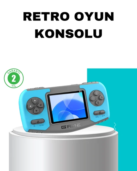 Taşınabilir Mini Video Oyun Konsolu Ergonomik Tasarım ürün görseli 1