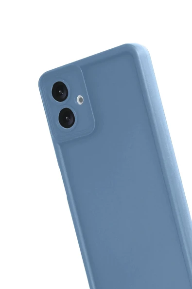 Samsung Galaxy A07 Viera Silikon - Mavi-(5796) - Resim 3