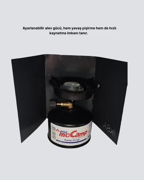 Taşınabilir Kamp Ocağı Seti Pişirme Alanı Ayarlanabilir Alev - Resim 3