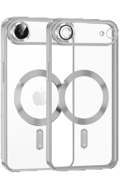Apple iPhone 17 Air Kross Magneticsafe Kapak - Gümüş-(5796) ürün görseli 1